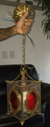 LUMINÁRIAS VINTAGE ORIGINAIS - PEÇAS RARAS - EM  PERFEITO FUNCIONAMENTO 