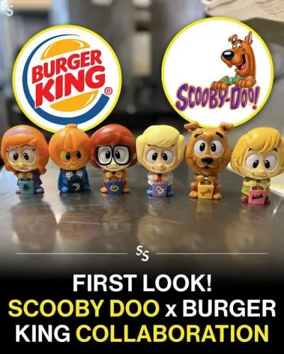 Coleção Scooby doo halloween Burguer king Europa 6 personagens  