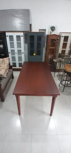 Super Promoção Linda Mesa Em Madeira Maciça