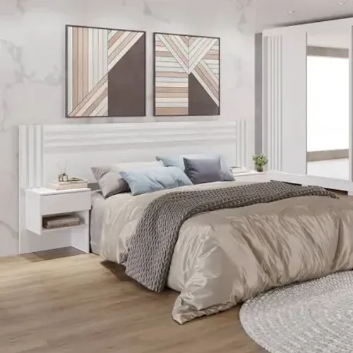 Cabeceira Box Branco