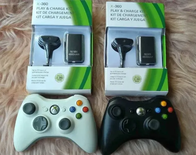 (Novo) Controle para VideoGame Xbox 360 com fio, entregamos