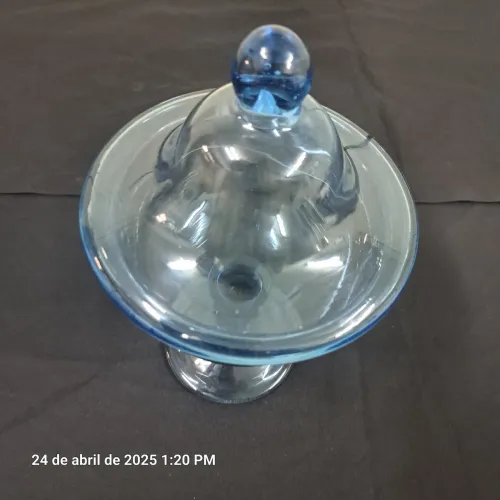 Bomboniere de Vidro Azul