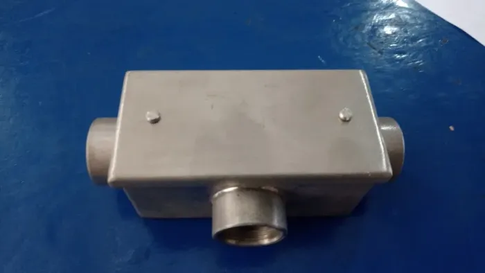 Condulete inox tipo T 1'' 