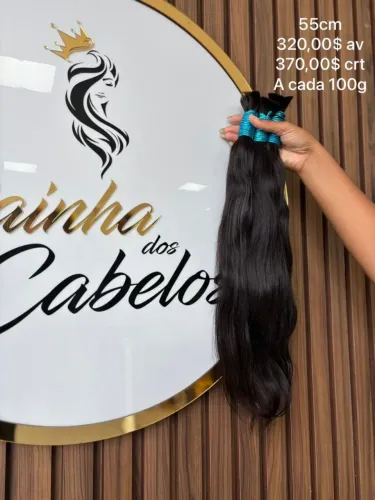 Cabelos humanos no precinho 45/55/65cm