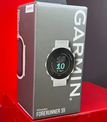 Garmin Relógio Forerunner 55 - 010-02562-01 - White - 42MM - Novo com Garantia