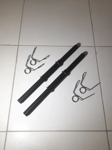 Par barras maciças
