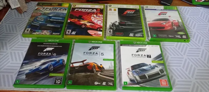 Coleção Jogos originais Forza Motorsport Sport 7 jogos  