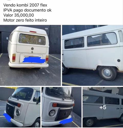 Kombi 2007 motor zerado