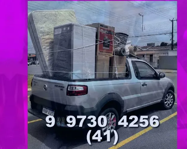 frete baratão pra você, carro aberto, atendo toda a região, chama