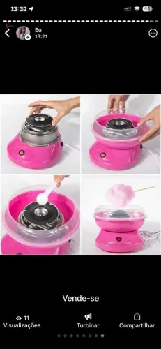 Máquina de Algodão Doce
