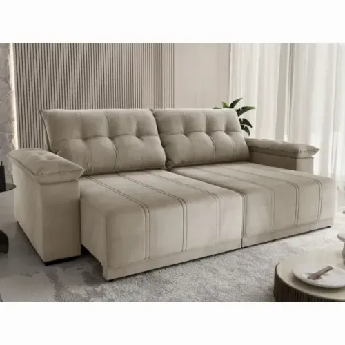 sofa retratil 2,00m a pronta entrega