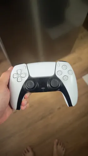 Controle DualSense PS5 Branco Original - Funcionando - Com leve Drift
