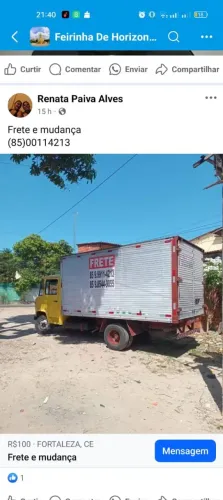 Frete e mudança