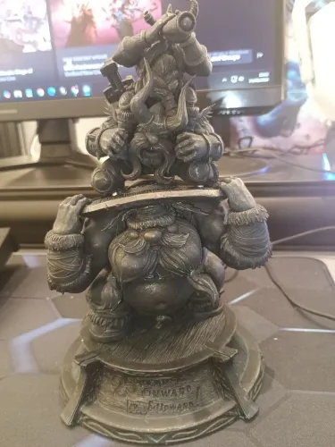 estátua the lost vikings 2015 employee exclusive blizzard rara