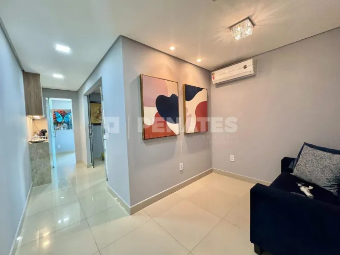 Sala Comercial Mobiliada no Tirol Way | 34,80m² | Recepção e Sala de Reunião | R$ 3.500 In