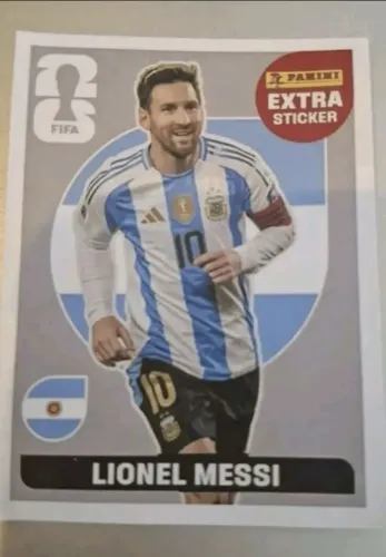 figurinha legend prata Lionel Messi ( NÃO É da panini) 