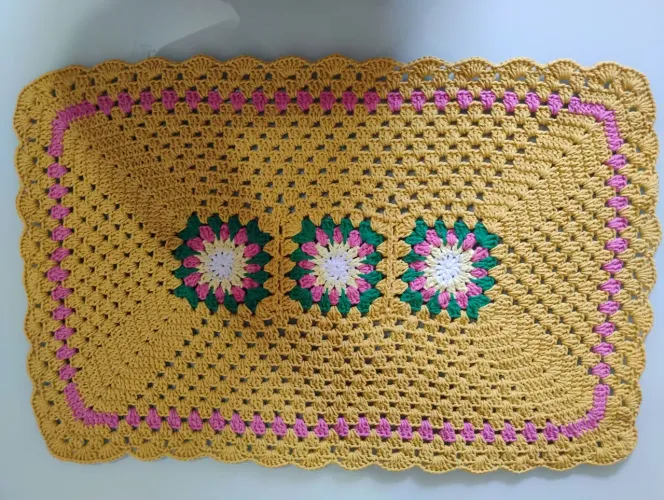 Tapetes de crochê