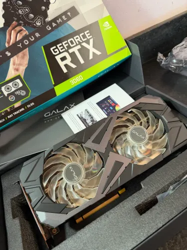Placa de vídeo GALAX RTX 3060 12gb ( usado)