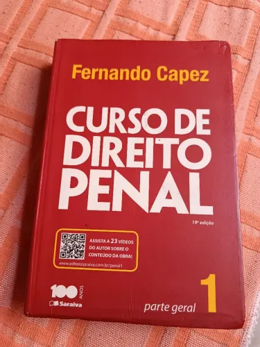 Livro cursos de direito penal volume