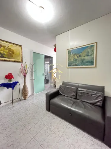 Apartamento Mobiliado de 1 Quarto no Bairro Boqueirão, Praia Grande, São Paulo