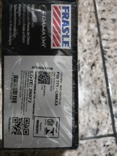 Pastilha de freio cerâmica fras?le da L200  
