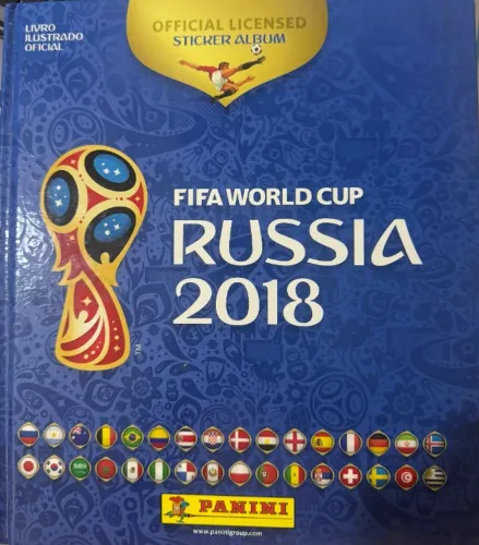 ALBUM COPA DO MUNDO - RUSSIA 2018 - COMPLETO - CAPA DURA