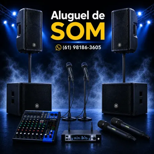 Aluguel de Som para Médios e Pequenos Eventos - Dj, Voz e Violão, Palestra, Karaokê 