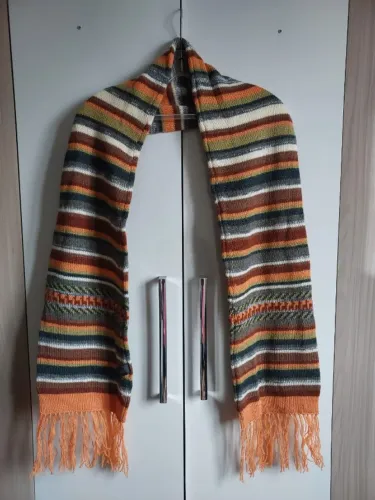 Cachecol100% Lã de Alpaca Duplo - Arte Bertozzi Peruano, Novo