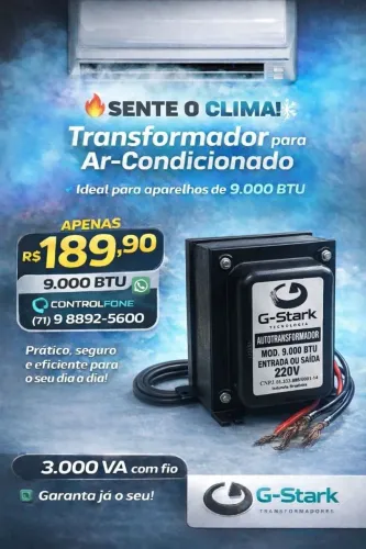 Transformador 3000va com fio