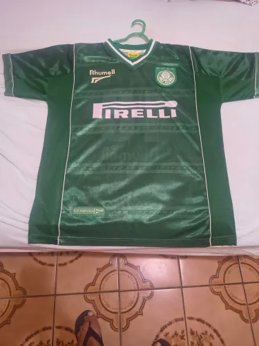 Camiseta original Palmeiras 2001 Pirelli número 10 tamanho G relíquia.