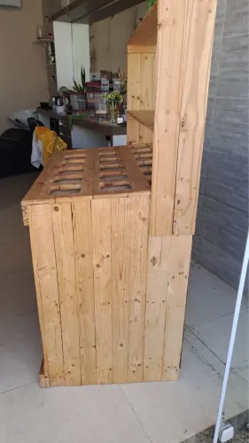Bancada para condimentos de açaí 