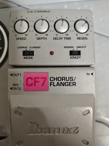 Pedal Ibanez CF7 Chorus/ Flanger