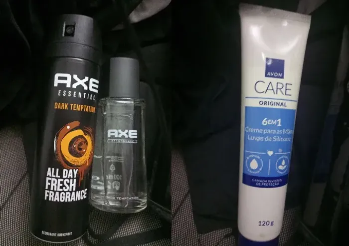 Axe Dark Temptation Pos Barba e Desodorante spray + Creme Luva de Silicone Avon 6 em 1