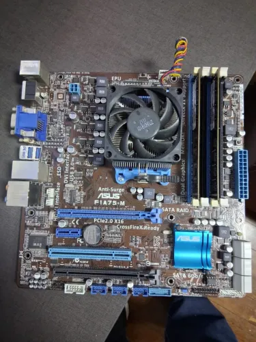 Kit placa mae + processador + memoria + Espelho