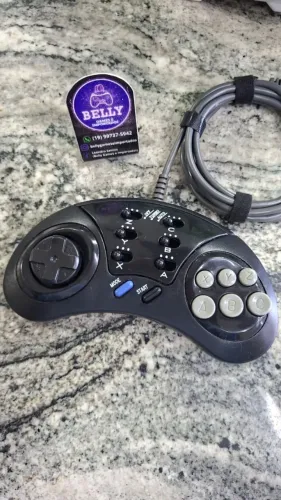 CONTROLE DE MEGA DRIVE TURBO DE 6 BOTÕES - REVISADO