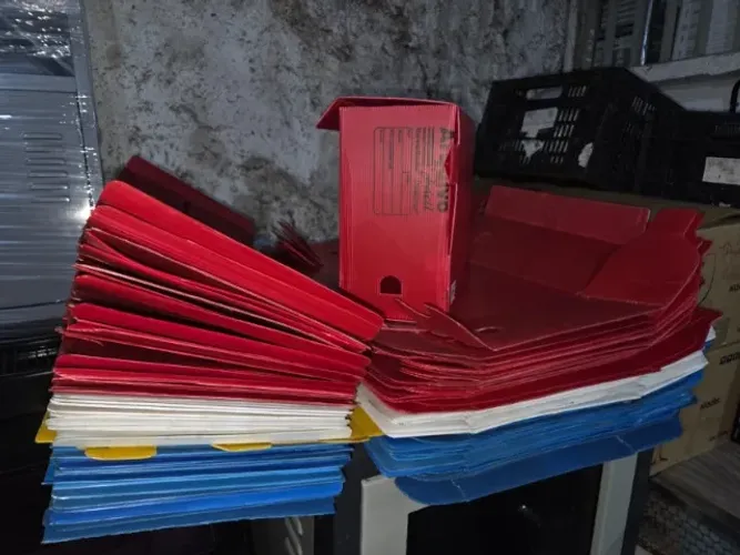 Caixa Arquivo Morto Plastico Polionda com 10 unidades (cor a escolher)