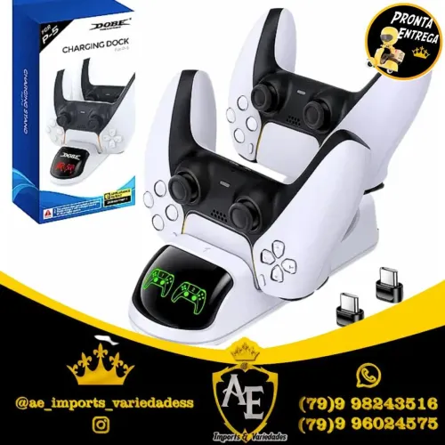 Base de carregamento para controle ps5