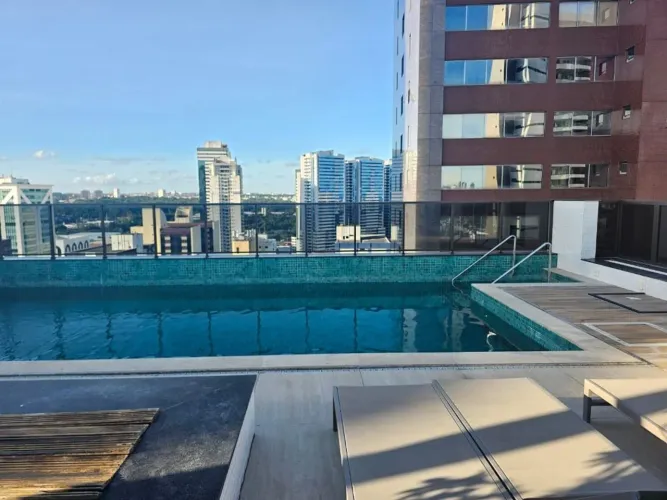 Apartamento com 1 dormitório para alugar, 27 m² por R$ 3.500,00/mês - Caminho das Árvores
