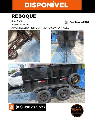 Reboque 2 eixos