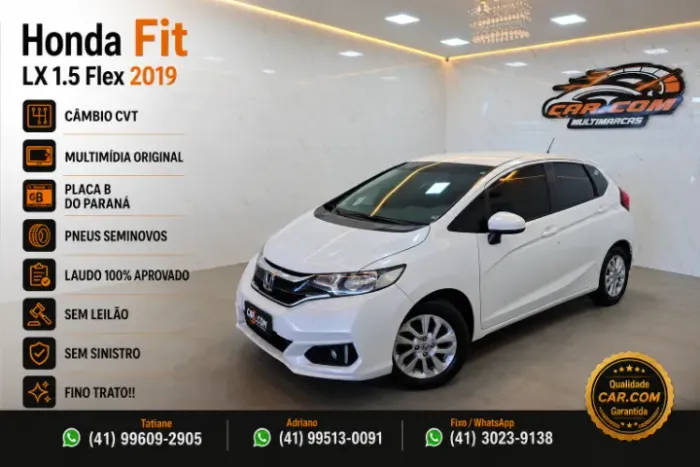 Honda Fit LX 1.5 Flexone 16V 5P Aut. 2019