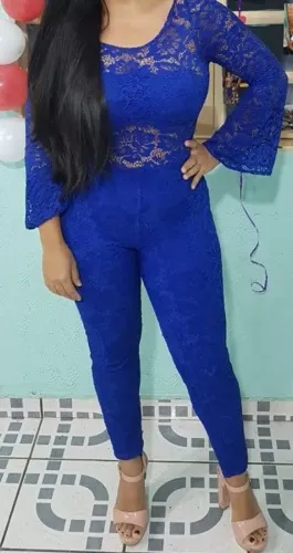 Macacão azul
