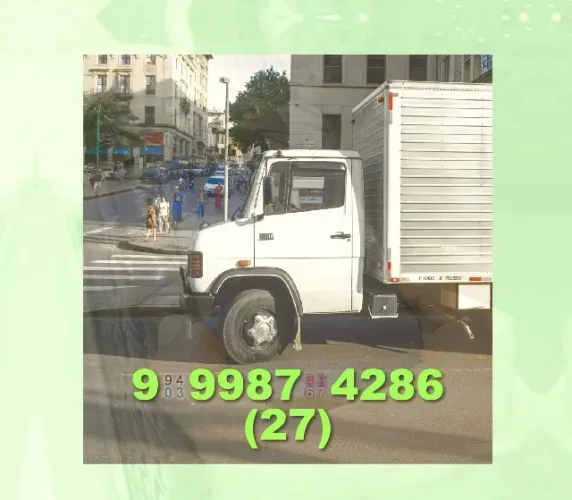 Caminhão Frete Bau Sua entrega, nosso foco constante