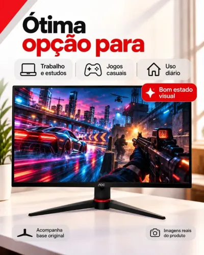 Monitor Gamer AOC Sniper 27" Full HD 75Hz