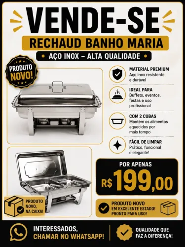 Réchaud inox