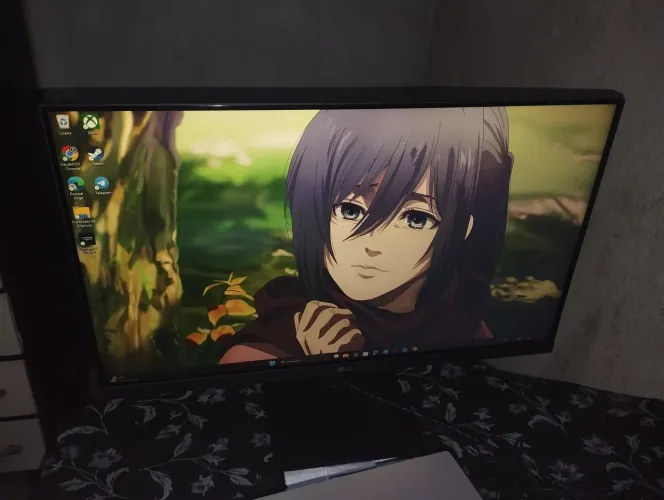 VENDO MONITOR NOVO! 24' LG 100HZ TELA IPS 270,00