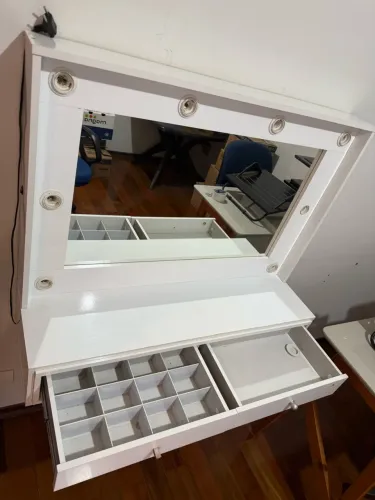 Camarim penteadeira maquiagem