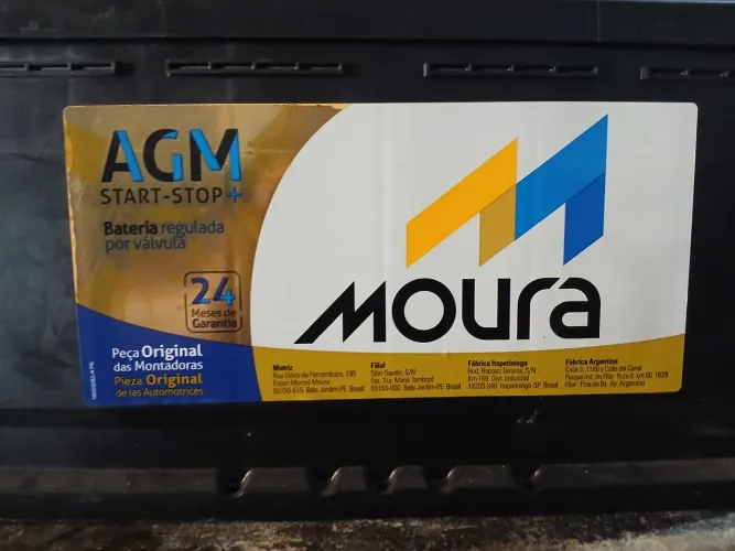 Bateria moura 80 agm 