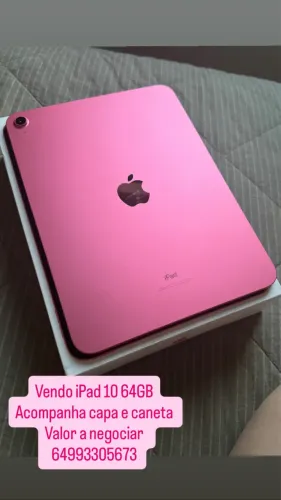 Ipad 10 64gb + caneta bluetooth