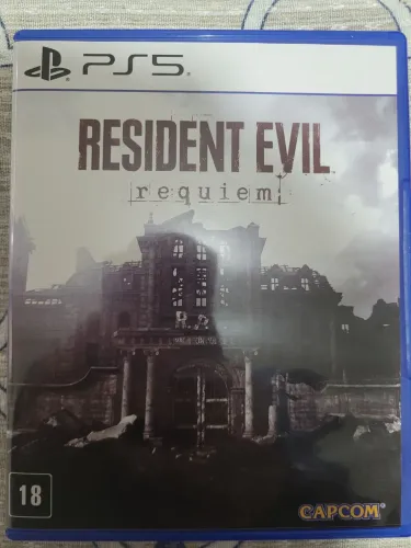 Vendo mídia física, PS5 resident evil requiem