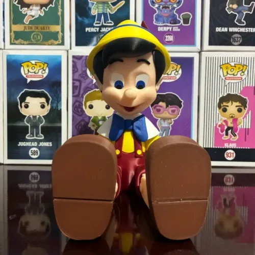 Boneco Pinóquio com Nariz Retrátil (Feito em 3D)